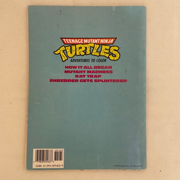 Teenage Mutant Ninja coloring book. - Picture 2 of 6